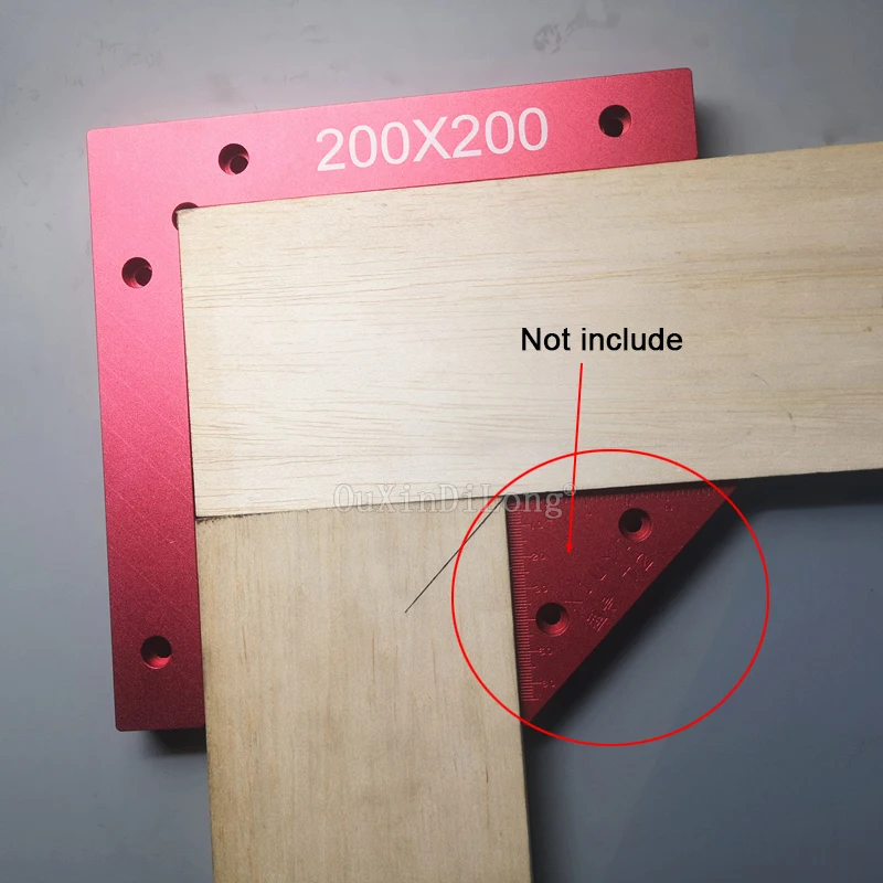 2PCS 200x200mm L-Square Clamping Squares Woodworking 90 Degrees Try Square Angle Ruler Rectangular Device Fixing Clip JF1750 2PCS 200x200mm L-Square Clamping Squares Woodworking 90 Degrees Try Square Angle Ruler Rectangular Device Fixing Clip JF1750