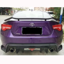 For Toyota GT86 Subaru BRZ Tail Wing Decoration GT Sports Style High Quality Carbon Fiber Rear Trunk Spoiler for toyota gt86 subaru brz carbon fiber big gt spoiler wing auto car trunk with brackets high quality good price