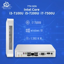 Mini PC Core CPU Gen 7th i3 7100U i5 7200U i7 7500U Windows 10 4K HD