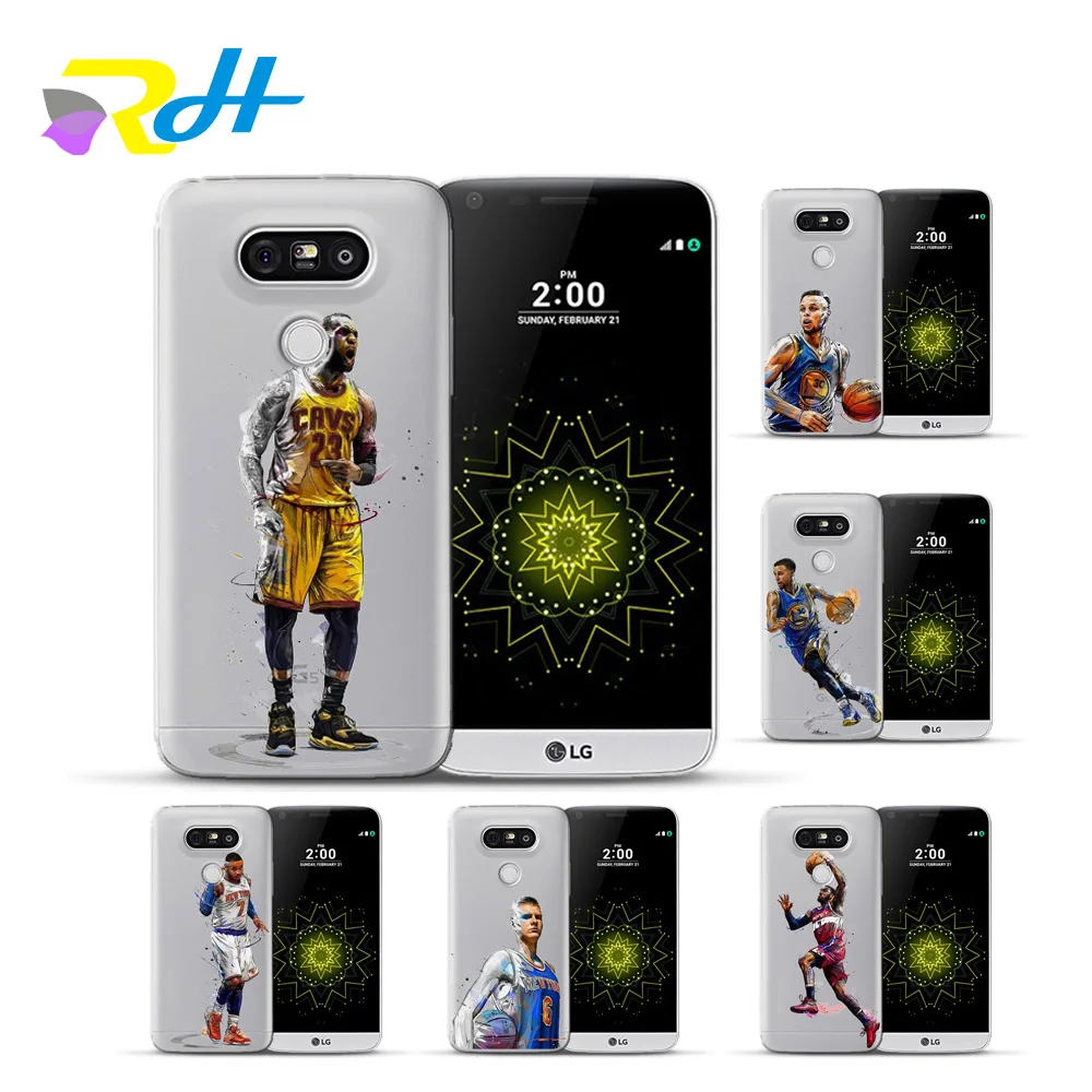 

Case For LG G4 G5 G6 K4 K7 K8 K10 2017 X Power 2 X Screen Cover TPU Back Shell For LG Q6 Q8 Coque NBA Kobe Jordan Phone Cases