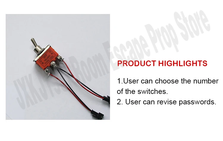 Реальной жизни реквизит побег из комнаты takagism инвентарь для игры тумблер переключения переключатель в нужное положение, чтобы разблокировать от JXKJ1987