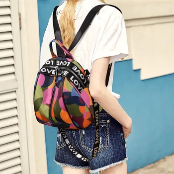 

OCARDIAN Backpack Female Women's Fashion High Quality Outdoor Sport TravelBackpack Color Multi-Function Student M13