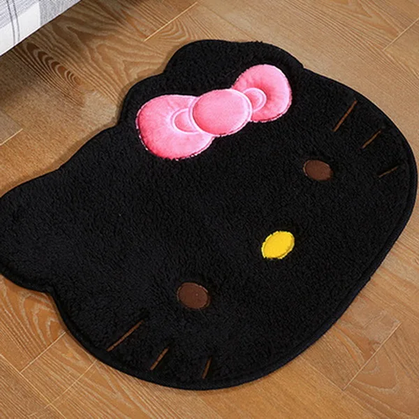 Size 55cm*45cm Hello Kitty bedroom carpet Cartoon carpets for living