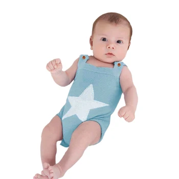 

MILANCEL 2019 Summer Baby Bodysuits Star Print Baby Boys Bodysuits Knitted Girls Bodysuits Cotton Boys Clothing