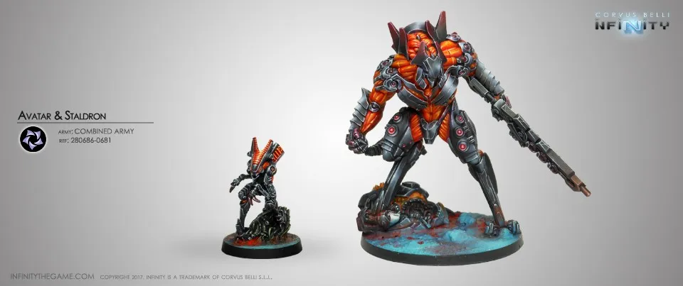 

[Loong Way Miniatures] Corvus Belli Infinity 0681 AVATAR 32mm Metal Miniature