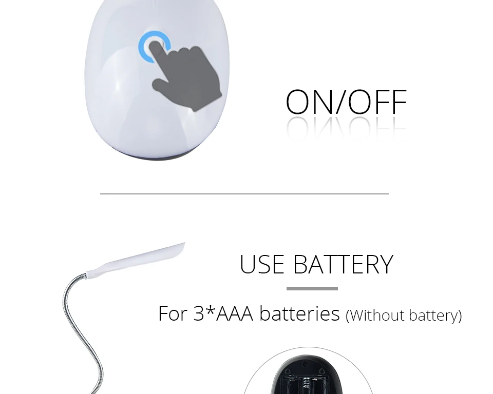 AAA Battery Powered Mini Desk Lamp 4 LEDs Book Light Adjustable Flexible Foldable Night Light for Book Reading Student Study (6)