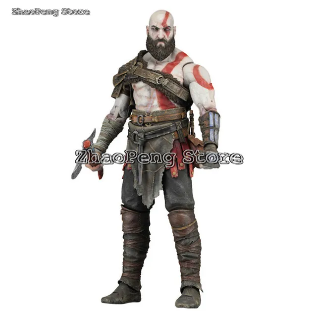 Best Offers 7inch 18cm God of War 4 Kratos PVC Action Figure Collectible Kratos Model Kids Toy Children Gift B47