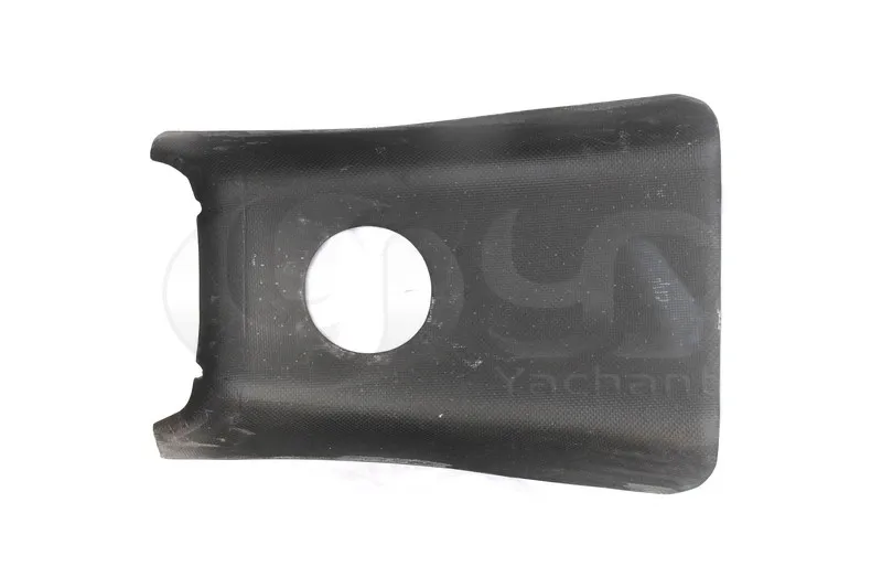 2008-2015 Nissan R35 GTR CBA DBA Rear Armrest Cup Holder Surround Cover Trim DCF Plain Weave Glossy Finish (4)
