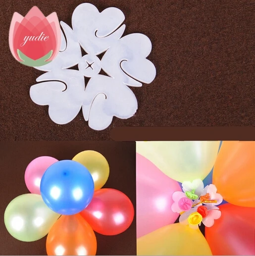 Us 0 93 5pcs 6 5cm Balloons Flower Shape Clip Foil Latex Balloon Flowers Air Inflatable Toys Wedding Party Birthday Decorantion In Ballons
