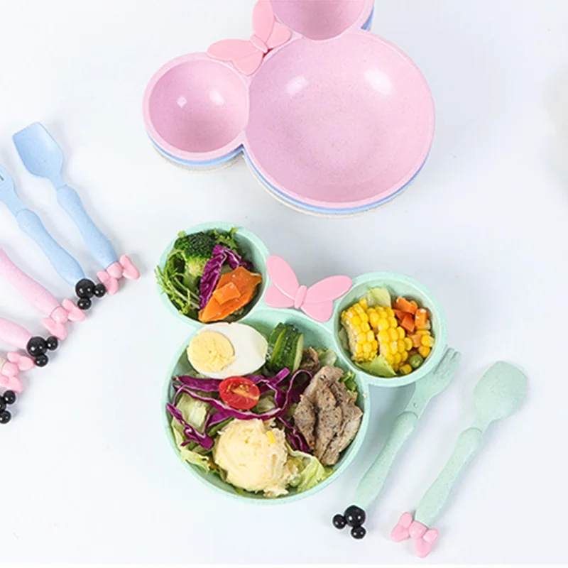Baby Food Set Dishes Food Grade Wheat Straw Tableware Solid Kids Plate Bowl Children Eco-friendly Feeding Dinnerware MBG0343 Baby Food Set Dishes Food Grade Wheat Straw Tableware Solid Kids Plate Bowl Children Eco-friendly Feeding Dinnerware MBG0343
