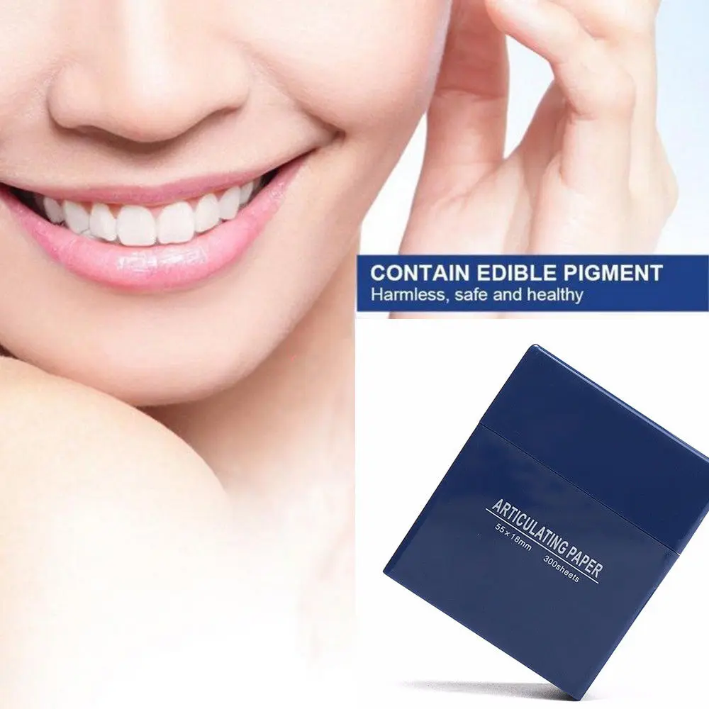 

300 Sheet Articulating Paper Blue Strips Dental Lab Products Oral Dentist Teeth Care Tool