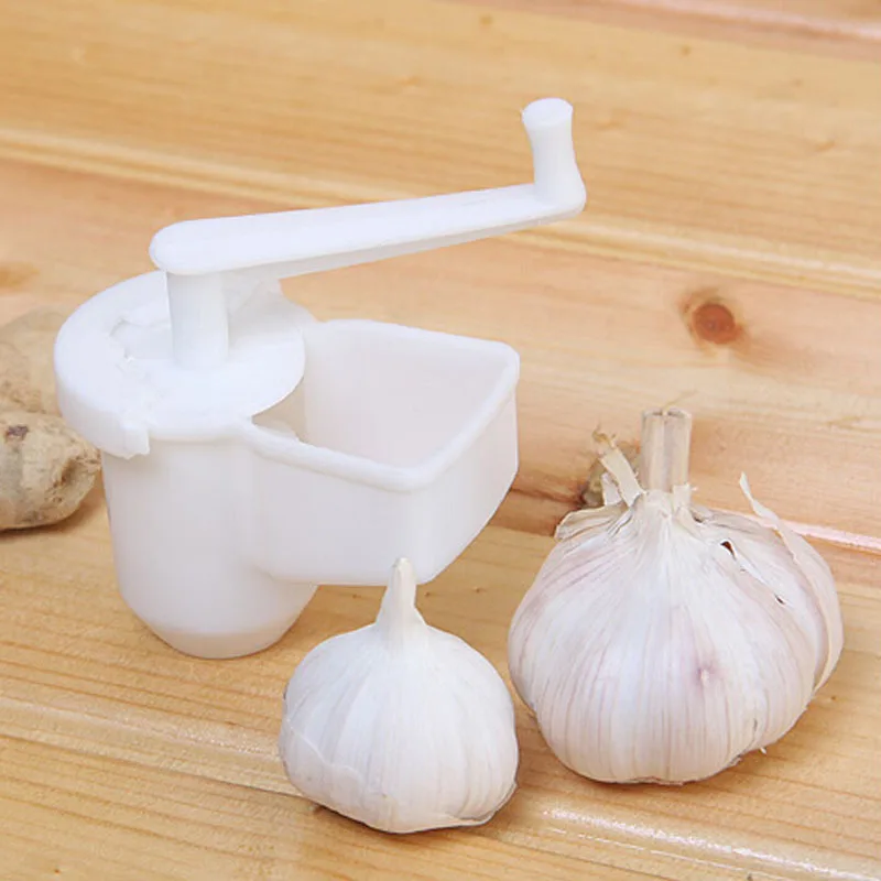 New 1 Pc White Garlic Presses Ginger Mincing Machine Fruit Vegetable