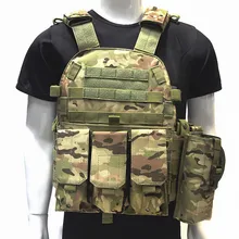 Военный тактический жилет камуфляж Molle Чехол Боевая штурмовая пластина Перевозчик охотничий защитный жилет Открытый CS оборудование