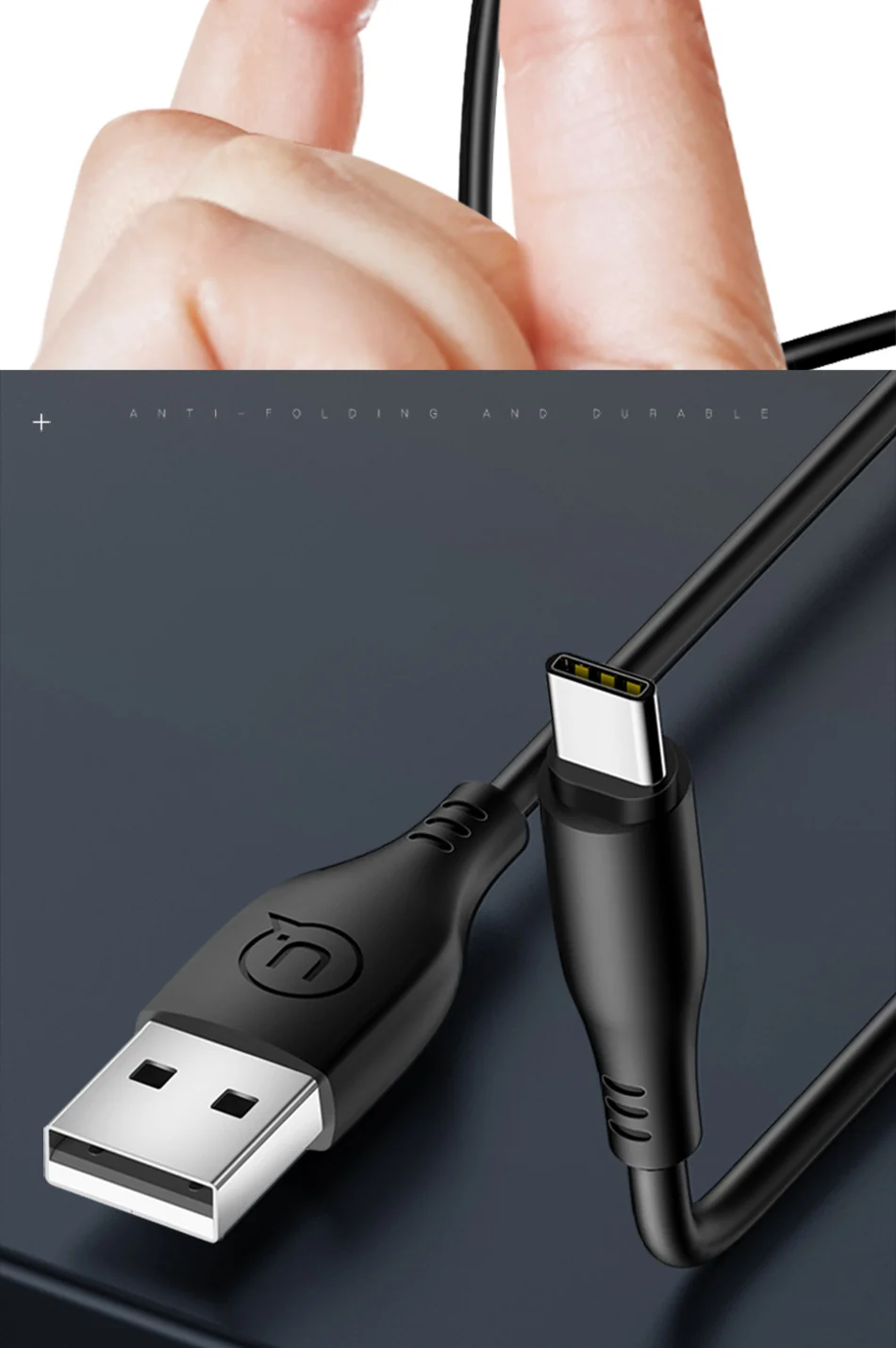 Кабель type-C для samsung, Xiaomi, huawei, USAMS, USB C, кабель 2A, быстрая зарядка, кабели для мобильных телефонов, круглый кабель USB type-C для синхронизации данных