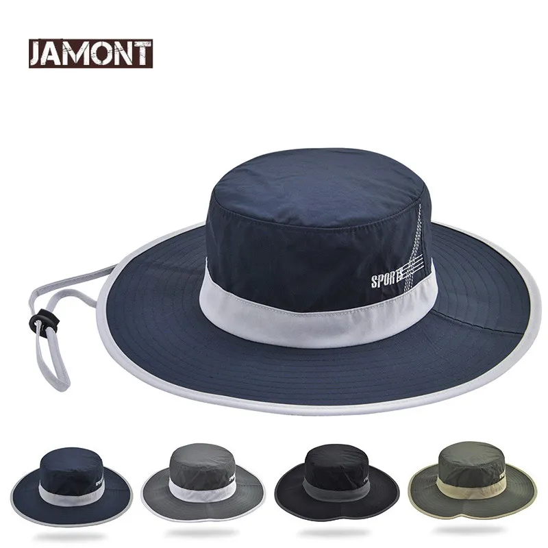 

JAMONT2018 Summer Visor Cap for snapback Men Women Bucket Hat Outdoor Quick Drying Summer Panama Hats Beach Hat Sunscreen Gorras