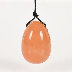 Jade яйцо Натуральный Желтый авантюрин Йони яйцо хрустальный шар для Кегеля упражнения тазового дна мышцы влагалища упражнения Бен Ва мяч
