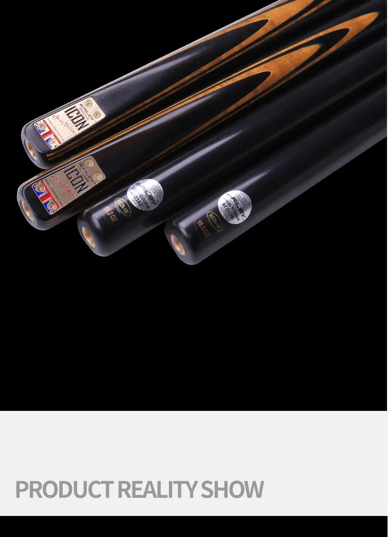 RILEY Limit O'Sullivan Signature Engraving 3/4 Snooker Cue Case Set 10mm Tip China