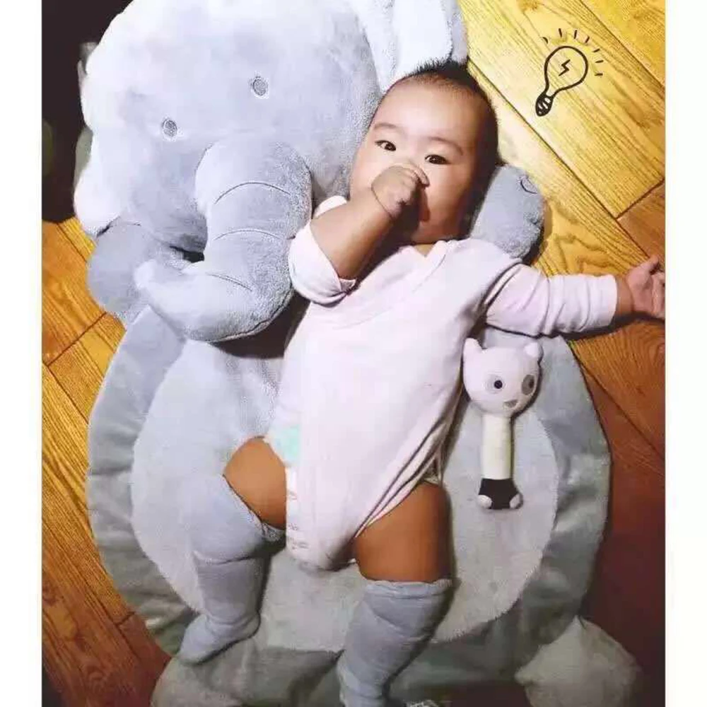 high quality child climb pad cute elephant fox plush animal baby play