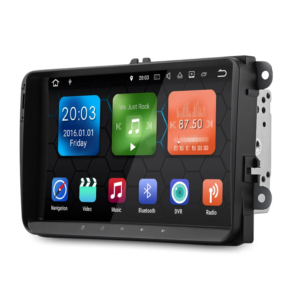 

Android 7.1 9 Inch Quad Core 2 Din Car Radio Stereo GPS Car Multimedia Player For Volkswagen 2+16GB Mirror Link Wifi Bt