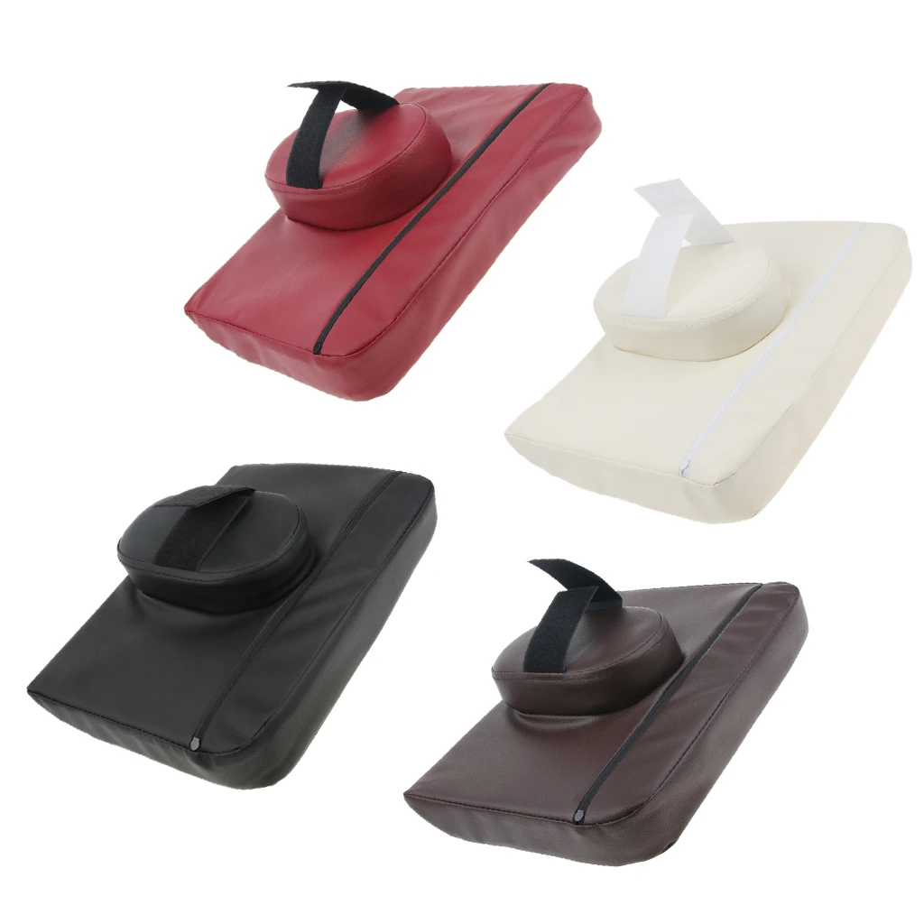

Square Face Down Cradle Neck Support Cushion PU Leather Massage Table Pillow for Relax Body / Relief Fatigue