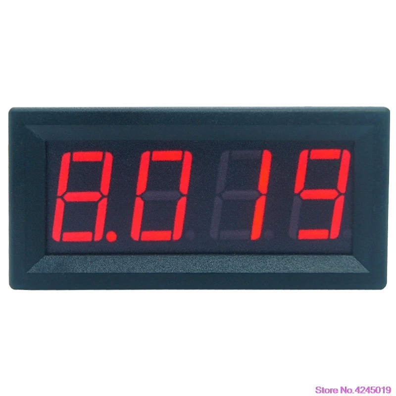 0-9.999A(10A) 4-знака после запятой бит Амперметр измерительный прибор с панелью 0,56 дюймов красный светодиодный