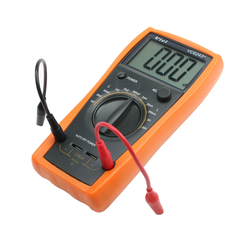 

VC6243+ high-precision digital inductance capacitance meter 0-2000uf Inductance Digital Capacitance 20H