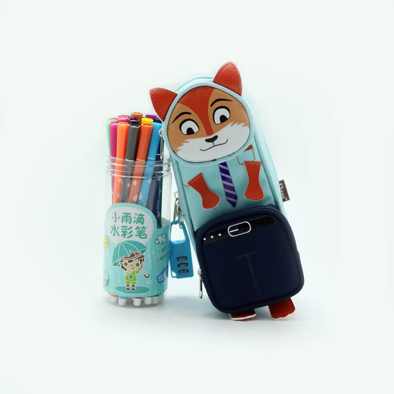 1 шт. тканевый чехол карандаш с рисунком животных|large pencil case|pencil casepencil case canvas |