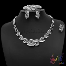 Yulaili Free Shipping Fashion Model High Quality Zinc Alloy Gold Plating Women Four Jewelry Sets