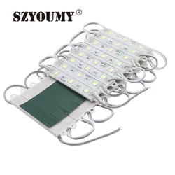 SZYOUMY 2000 шт водонепроницаемые светодиодные модули 5050 3 Led DC 12 V Светодиодный модуль освещения для вывесок W/WW/R/G/B/Y/RGB