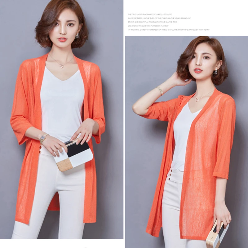 Las mujeres blusa de verano de 2021 de las mujeres chaqueta de manga larga blusa de mujer suéter Casual de ganchillo ropa de Poncho Blusas Tops 3XL
