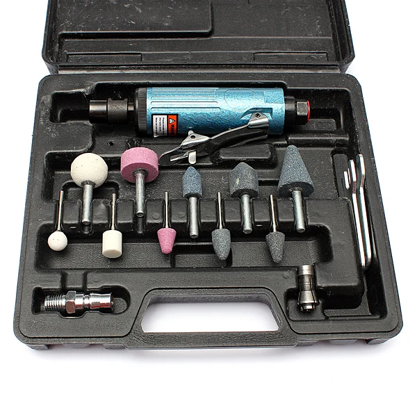 

14pcs Air Compressor Die Grinder Grinding Polish Stone Kit 1/4 Lowest Price Air Grinder Tool Tools Kits Pneumatic Tools