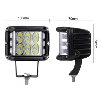 

1 Pcs LED Car Light Lamp IP68 Waterproof 60W 6000K Durable Housing for Driving TD326