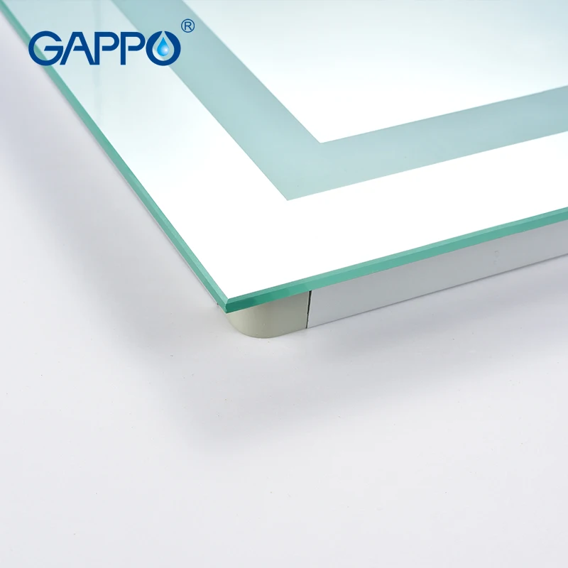  Gappo Bath Mirrors Led cosmetic mirror wall mounted lights bathroom makeup mirrors rectangle touch 