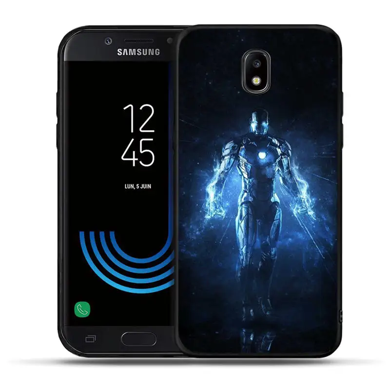 Marvel Мстители Герои милый Грут для samsung Galaxy J3 J5 J7 J2 Prime G530 j4 J6 Plus J530F Чехол черный ТПУ чехол