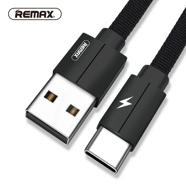 REMAX USB-с кабель для передачи данных Быстрая зарядка USB C Плетеный Тип кабеля-c Зарядное устройство тросиковый кабель для Xiaomi Mi5/samsung S8/OnePlus 2