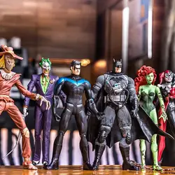 17 см большой DC Лига Справедливости Бэтмен Джокер Харли действие Figuras набор игрушек для мальчиков 2018 новый отряд самоубийц Бэтмен джокер