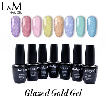 

ibdgel Shinning Glazed Color Gel Polish 3 pcs Glitter Nail Polish Nail Art Nail Gel Polish Lacquer UV LED Gel Polish Manicure