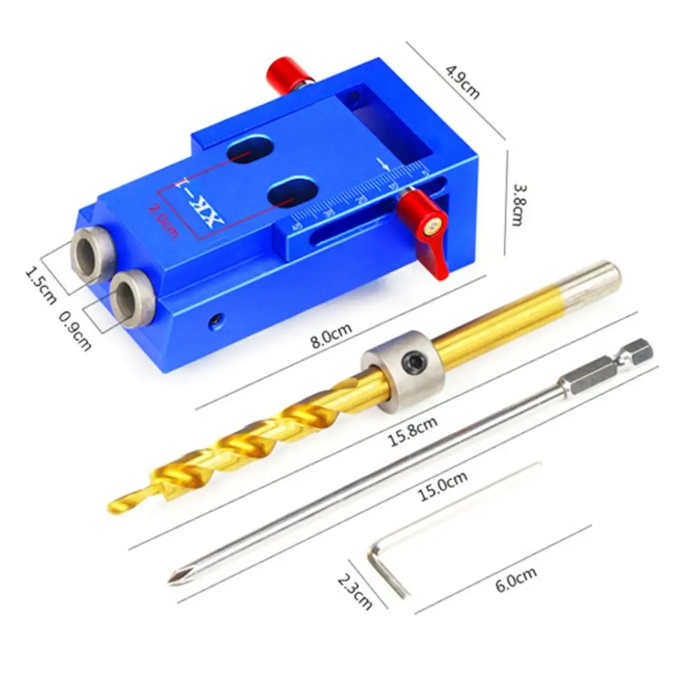 Мини карманный зажим комплект системы комплект шаг дрель с деревянной коробкой работы и столярные ручные аксессуары #40