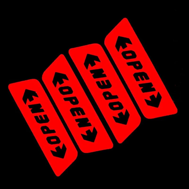 

Car Door Open Warning Safety Car Sticker For Honda CRV Accord Odeysey Crosstour FIT Jazz City Civic JADE Crider