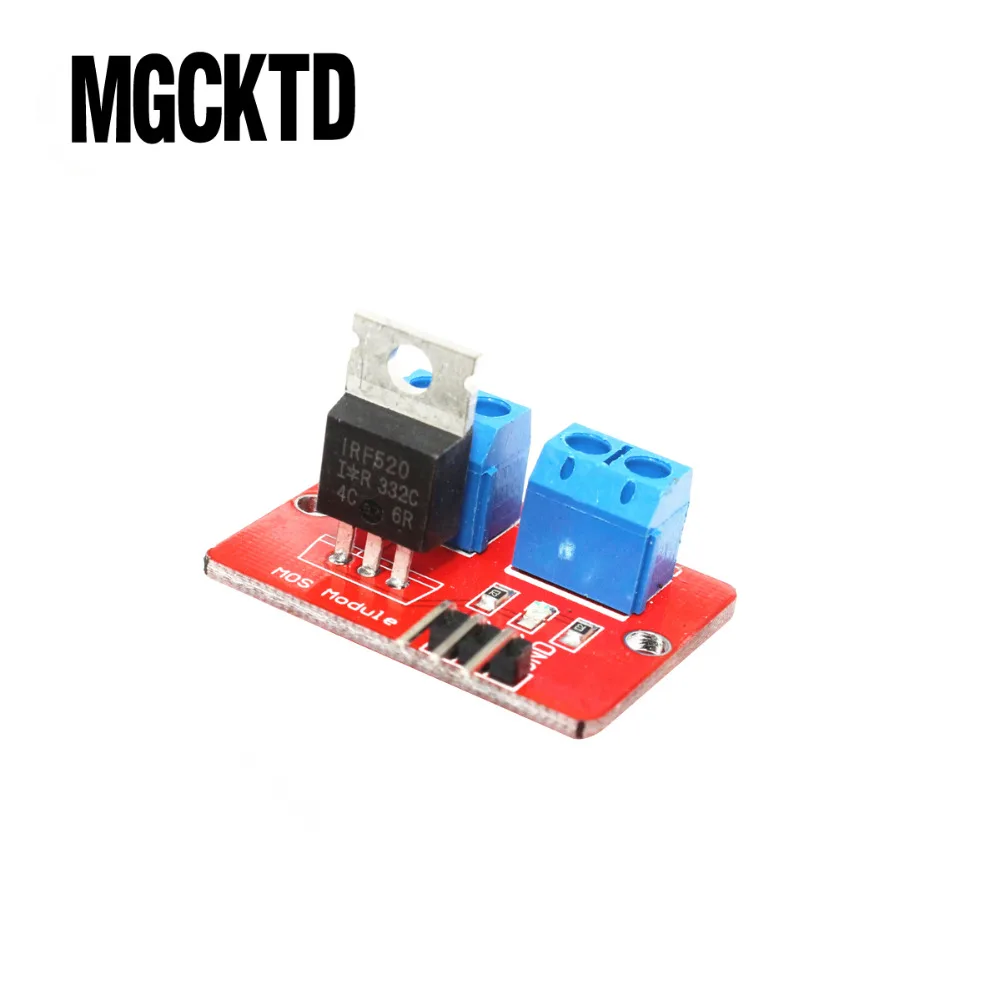 Верхняя кнопка Mosfet 0 24 В зеркальный модуль IRF520 для MCU ARM Raspberry Pi arduino набор сделай