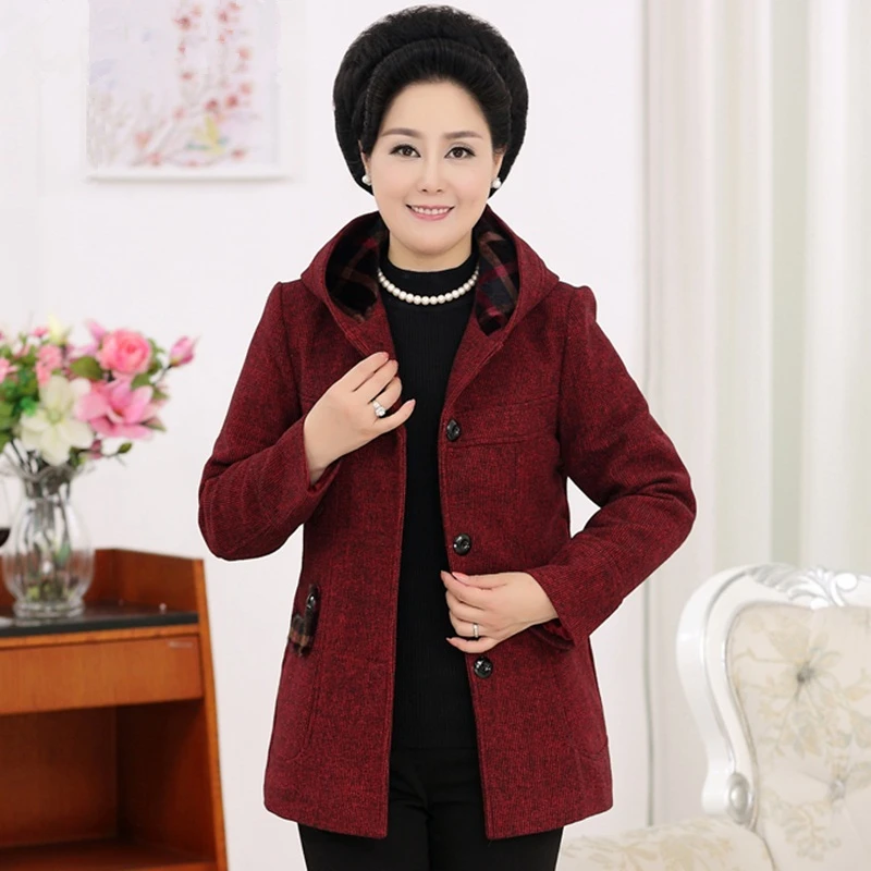 ASLTW XL-5XL Wool Coat Women Autumn New Arrivals Single Breasted...