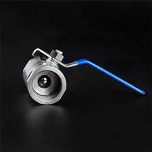 " BSP Женская резьба 304 широкий, из нержавеющей стали шаровой клапан для воды нефти газа