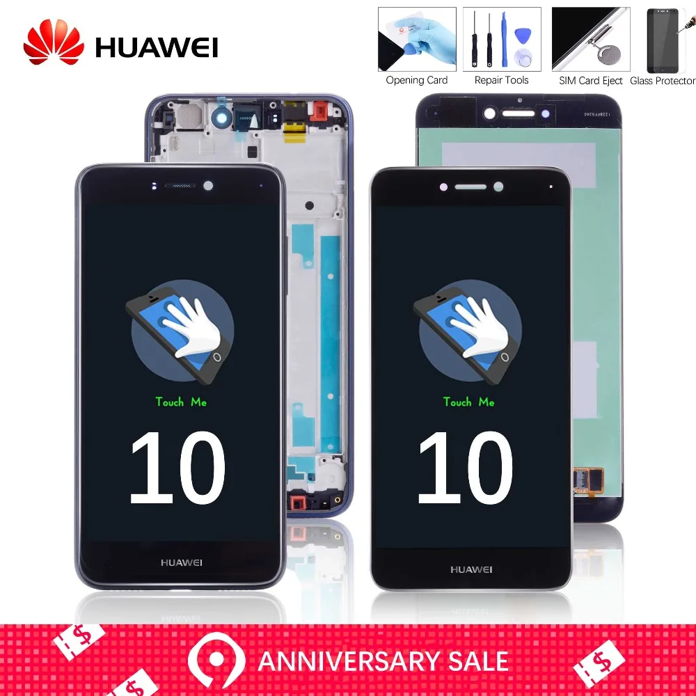 

5.2'' Original IPS LCD For HUAWEI P8 Lite 2017 LCD Display Touch Screen with Frame Digitizer For HUAWEI P9 Lite 2017 LCD Replace