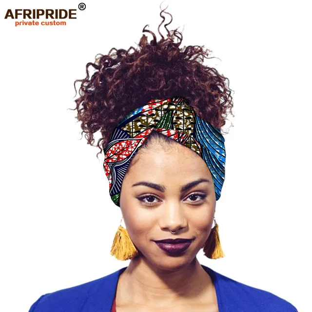 Модные Африканский платок Косынка в африканском стиле фут печать на хлопке, воске Африке платок-шарф Для женщин повязка на голову головка