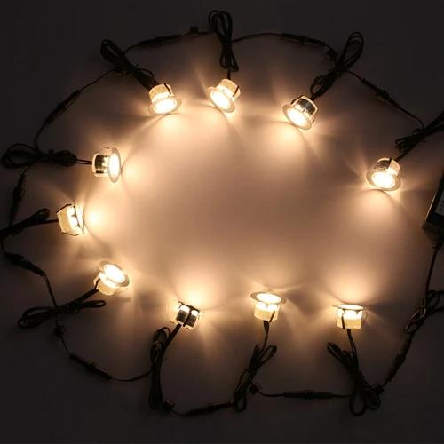 Тёплый белый Outdoor Lawn Garden Decoration Light Warm White, Cold White, Blue RGB Led Round Inground Lamp 1W CE ROHS Certification B109-20 - Испускаемый цвет: Тёплый белый
