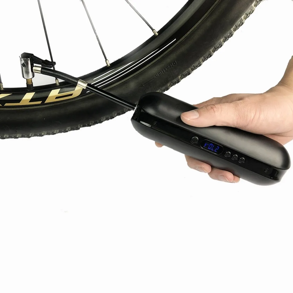 

Cycling Bicycle Intelligent Electric Pump USD Charging Bike Pump Easy Carry Precise Pressure Control Bicycle Accessories