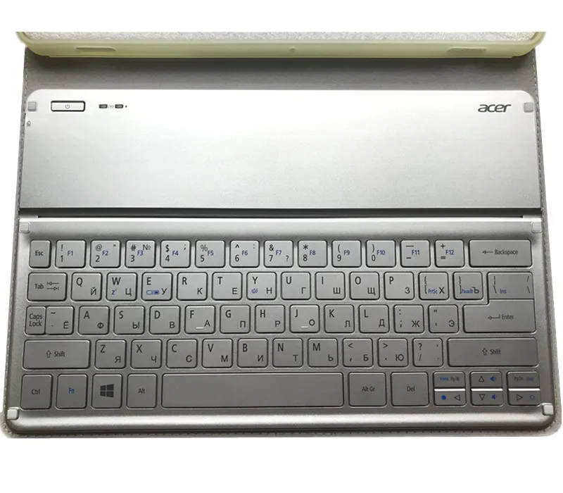 

Original Russian Wireless Bluetooth Keyboard Case For Acer Iconia W700 W701 KT-1252 cover with Russian keyboard case