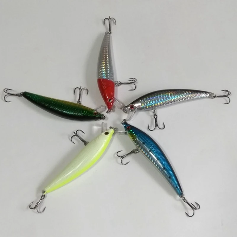 FLGT-24Pcs приманка Luya набор пресная вода морская вода плавающая твердая приманка гром лягушка кальмар черная рыба светящаяся приманка