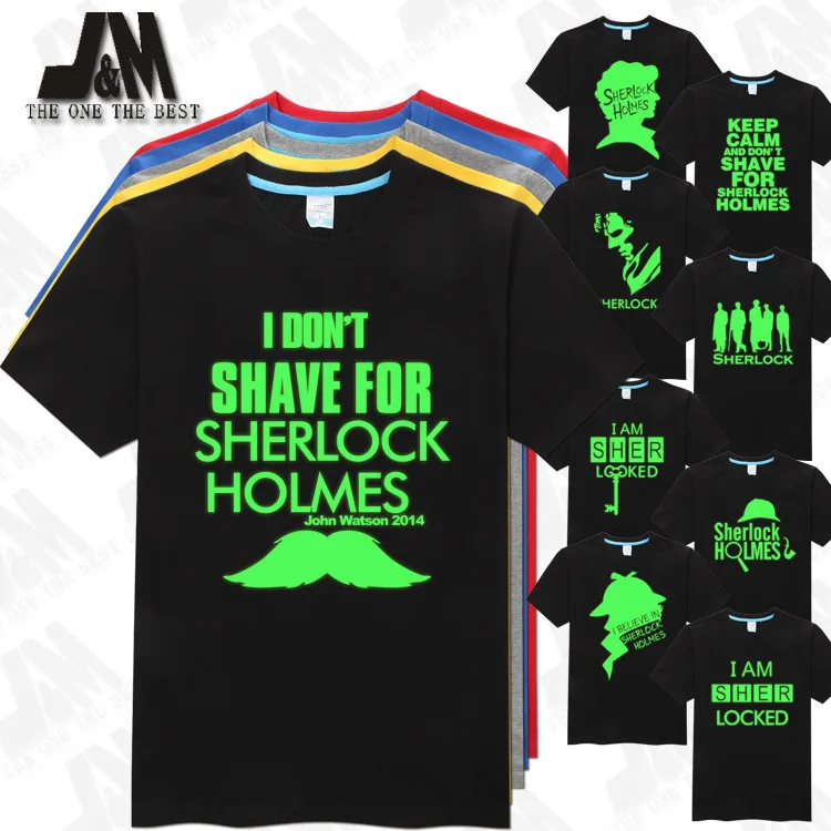 I DON T SHAVE FOR SHERLOCK HOLMES TSHIRT I AM SHER LOCKED MEN T SHIRT BBC