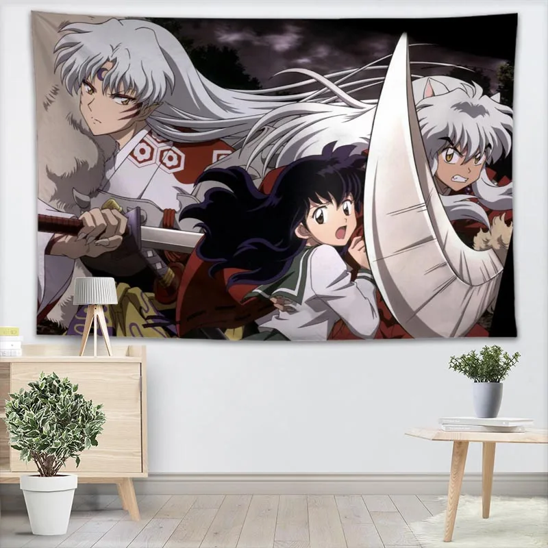 إينوياشا قماش مزخرف جداري تخصيص أسلوبك اليوغا كنبة مكتب مفرش منقوش للأطفال غرفة كلية المسكن الديكور إينوياشا قماش مزخرف جداري تخصيص أسلوبك اليوغا كنبة مكتب مفرش منقوش للأطفال غرفة كلية المسكن الديكور